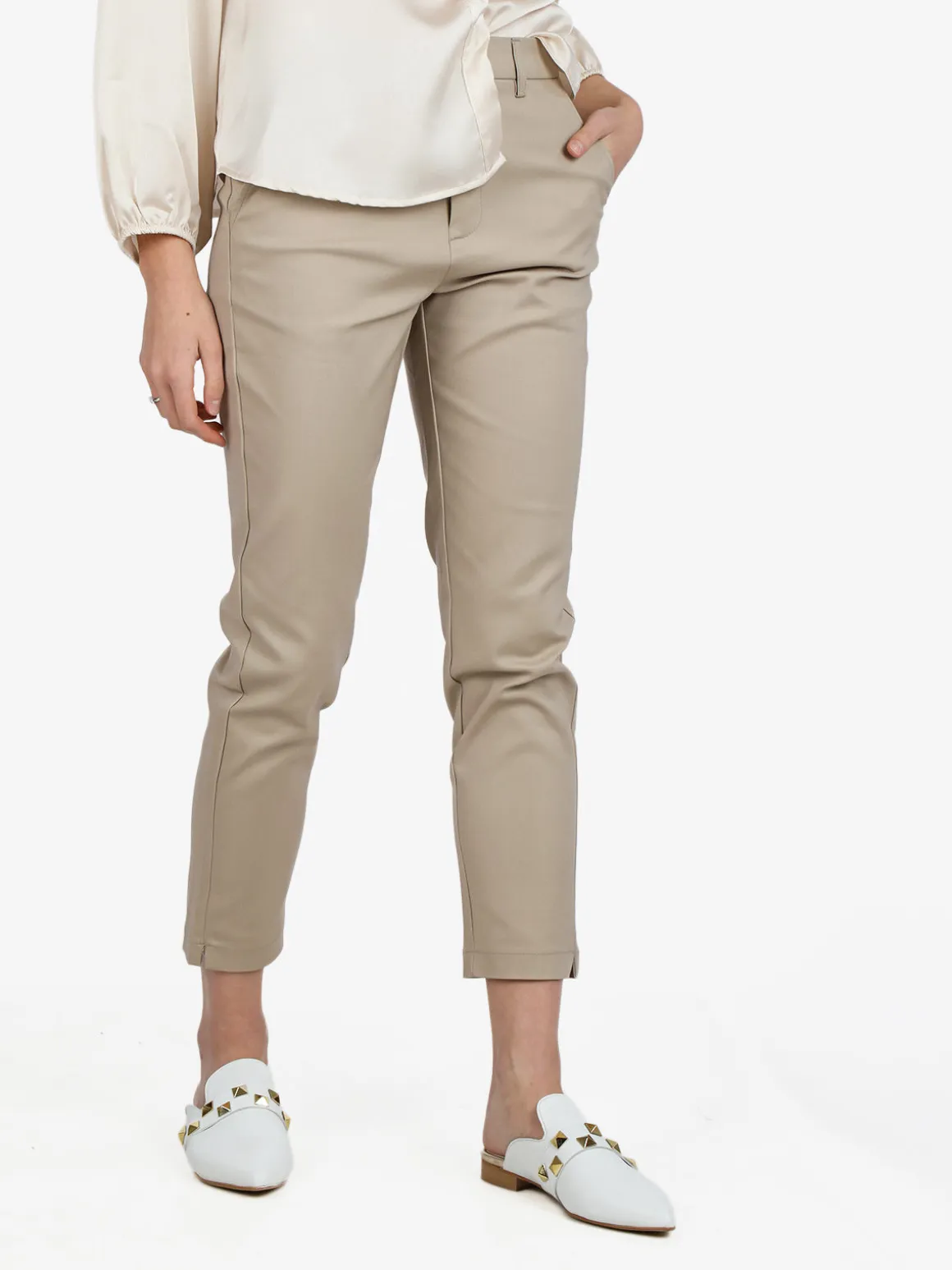 Eilous Jeans Pantaloni classici da donna a sigaretta