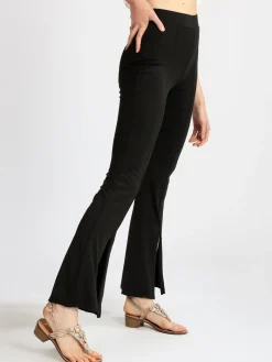 Eletta Pantaloni donna a zampa con zip finale