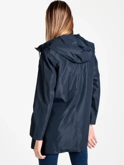 Ellen Rose Giacca a vento da donna con cappuccio e zip