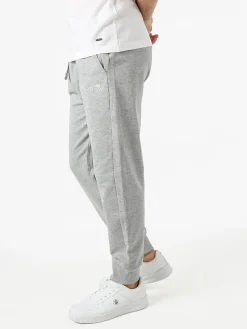 Ellesse Pantaloni tuta da uomo in felpa di cotone con coulisse e polsini - grigio