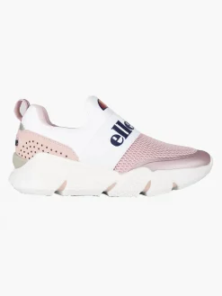 Ellesse Scarpe slip on in tessuto con zeppa