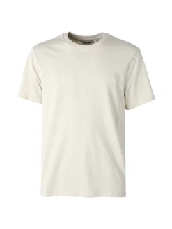 Ellesse T-shirt girocollo da uomo in cotone con logo - beige