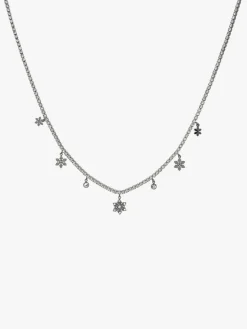 Emana Collana donna in acciaio con strass