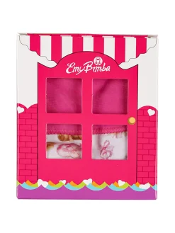 Emy Bimba Slip da bambina in cotone - fucsia