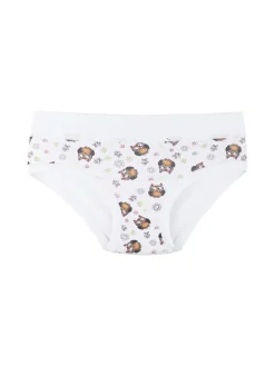 Emy Bimba Slip in cotone da bambina con gufi