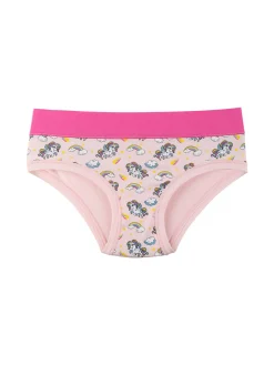 Emy Bimba Slip in cotone da bambina con unicorni