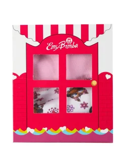 Emy Bimba Slip in cotone da bambina con gufi
