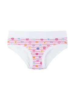 Emy Bimba Slip in cotone da bambina con fiori