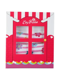 Emy Bimba Slip in cotone da bambina con fiori