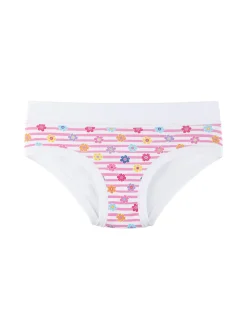 Emy Bimba Slip in cotone da bambina con fiori