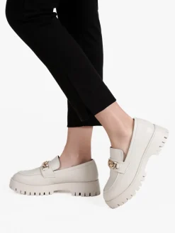 Energy Mocassini donna in ecopelle con suola alta
