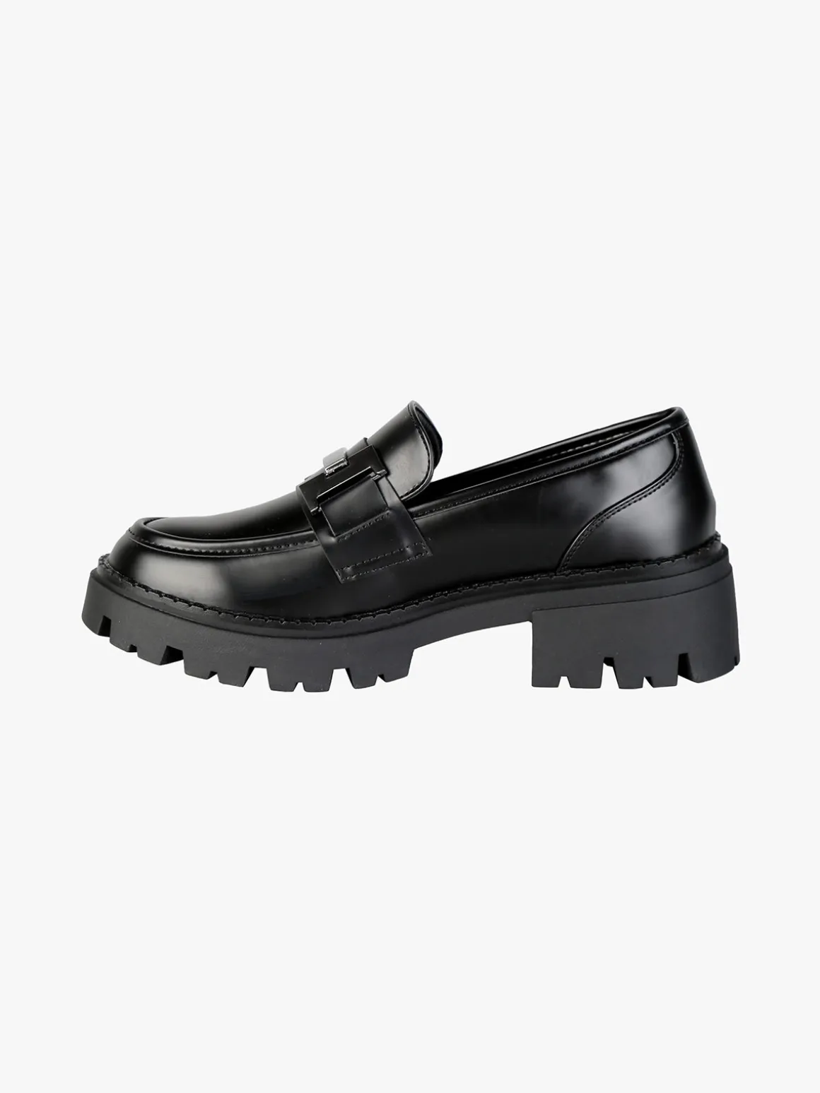 Energy Mocassini donna in ecopelle con suola alta e plateau