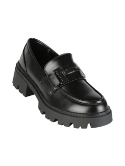 Energy Mocassini donna in ecopelle con suola alta e plateau