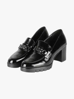 Energy Mocassini donna lucidi con tacco