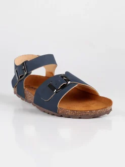 Energy Sandali anatomici in pelle blu