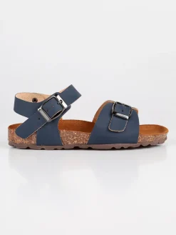 Energy Sandali anatomici in pelle blu