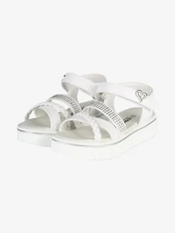Energy Sandali da bambina con platform e cinturino a strappo