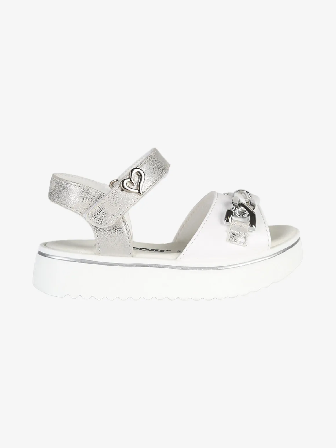 Energy Sandali da bambina con platform e cinturino a strappo