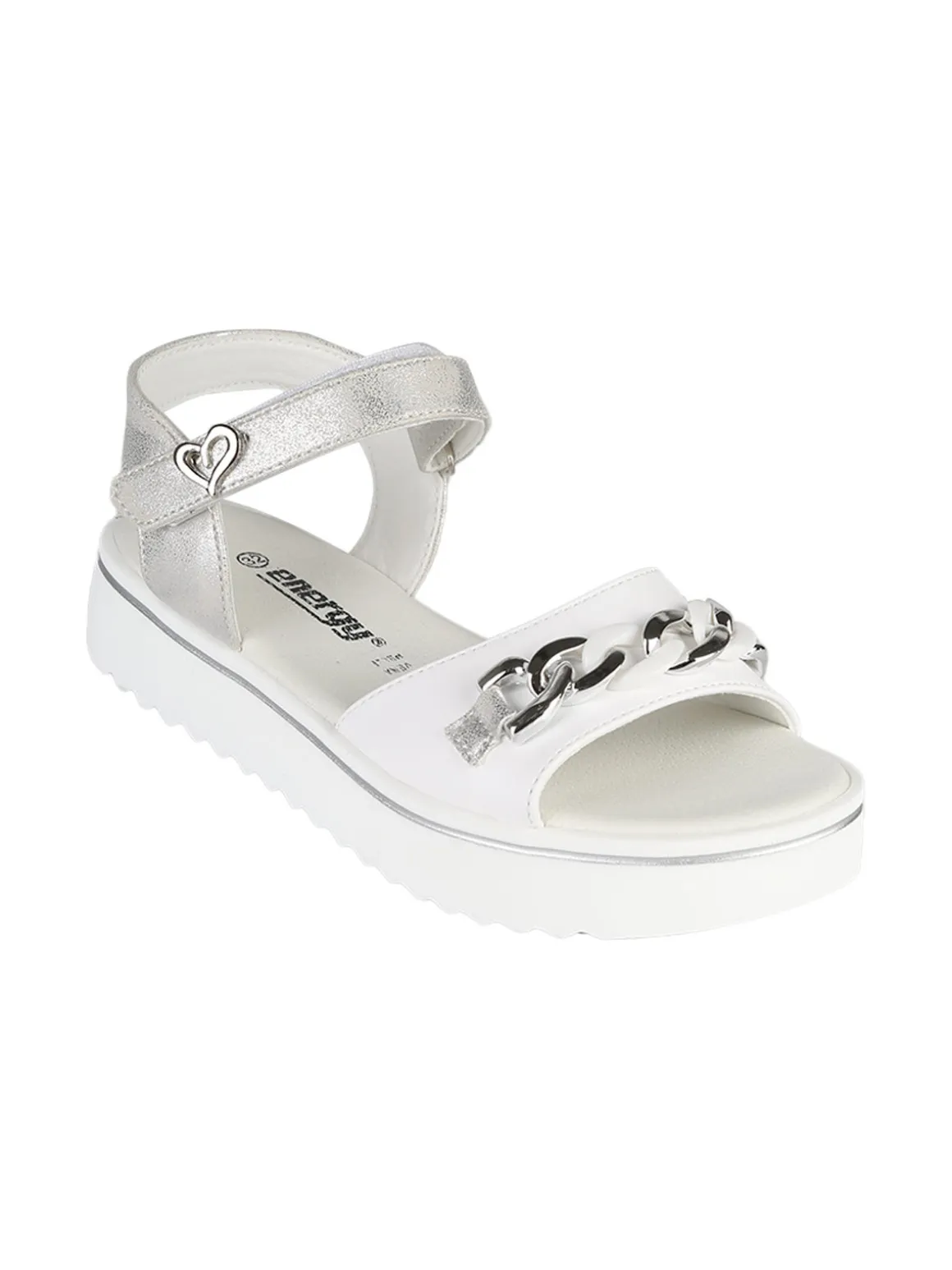 Energy Sandali da bambina con platform e cinturino a strappo