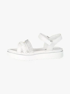 Energy Sandali da ragazza con strass e platform - bianco