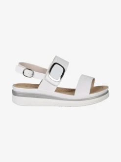 Energy Sandali donna con fascia a strappo e zeppa
