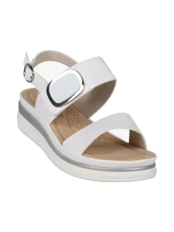 Energy Sandali donna con fascia a strappo e zeppa