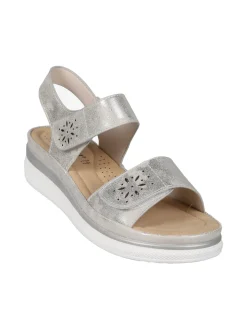 Energy Sandali donna con zeppa e cinturini a strappo
