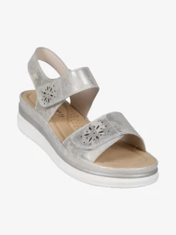 Energy Sandali donna con zeppa e cinturini a strappo