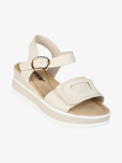Energy Sandali donna con zeppa e cinturino a strappo