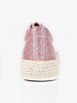 Energy Scarpe stringate con platform in corda