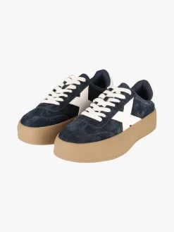 Energy Sneakers donna effetto nubuck con platform