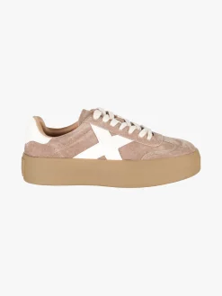 Energy Sneakers donna effetto nubuck con platform