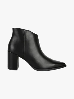 Energy Stivaletti donna con tacco largo e zip - nero