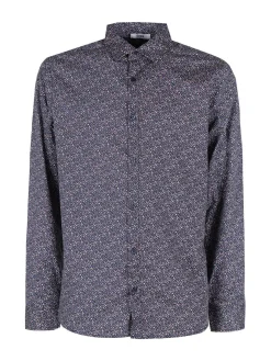 Enos Camicia da uomo slim fit con stampe