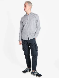 Enos Camicia da uomo slim fit con stampe