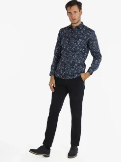 Enos Camicia uomo a maniche lunghe con stampe