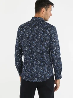 Enos Camicia uomo a maniche lunghe con stampe