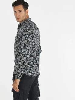 Enos Camicia uomo con stampa floreale