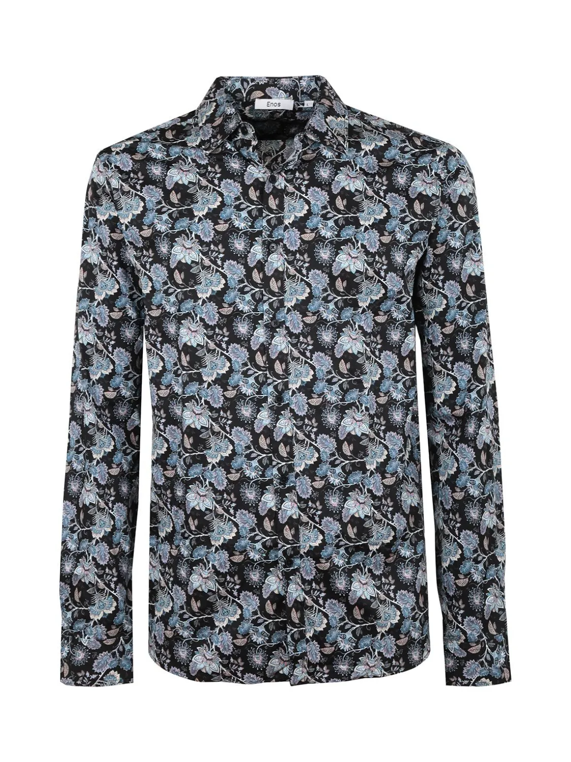 Enos Camicia uomo con stampa floreale