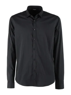 Enos Jeans Camicia da uomo slim fit a maniche lunghe