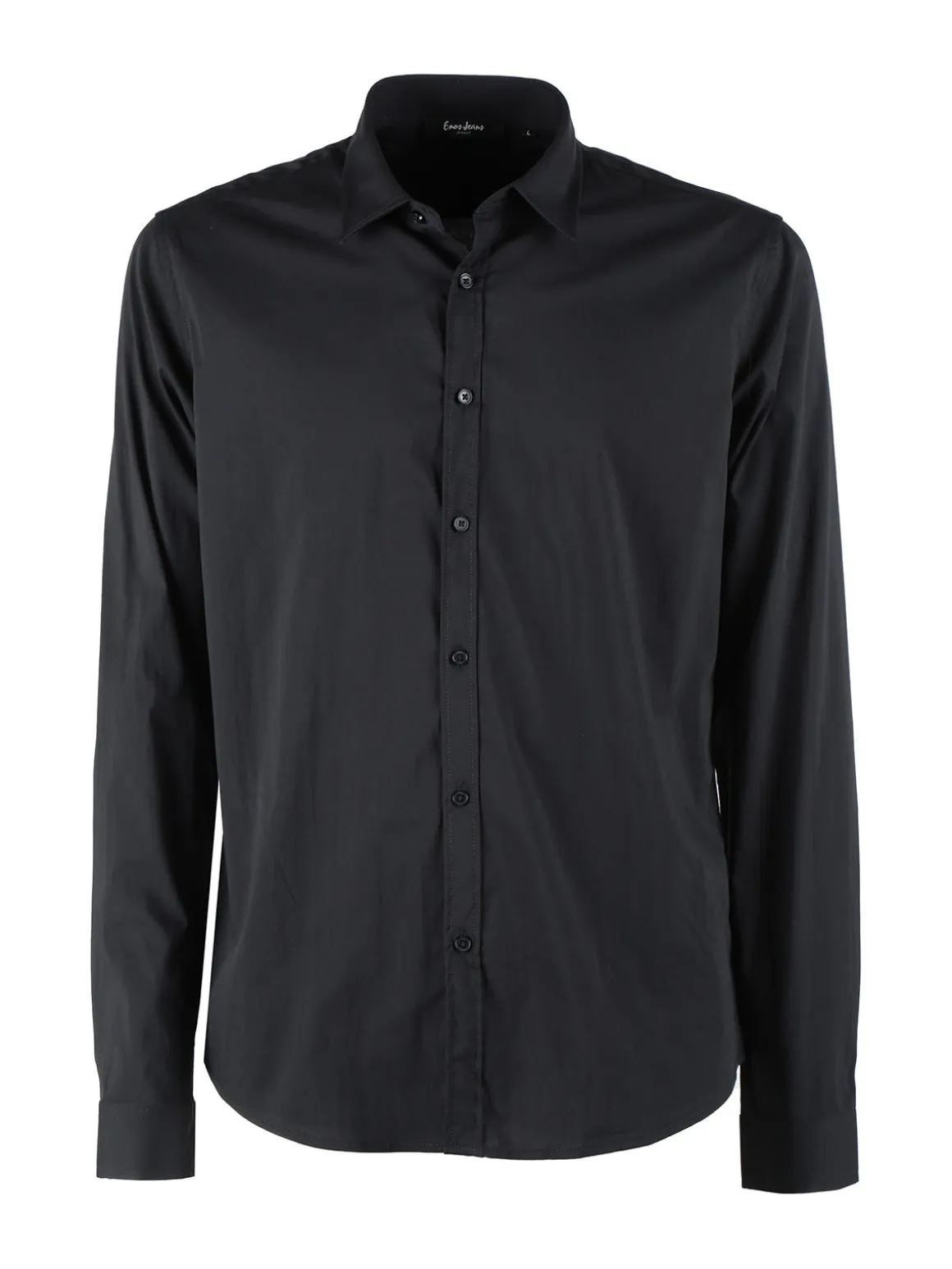 Enos Jeans Camicia da uomo slim fit a maniche lunghe