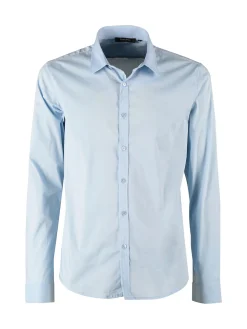 Enos Jeans Camicia da uomo slim fit a maniche lunghe