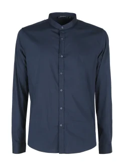 Enos Jeans Camicia uomo slim fit con colletto alla coreana