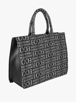 Enrico Coveri Borsa donna in jeans con doppi manici
