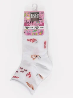 Enrico Coveri Calze corte bambina con stampe