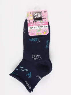 Enrico Coveri Calze corte bambina con stampe