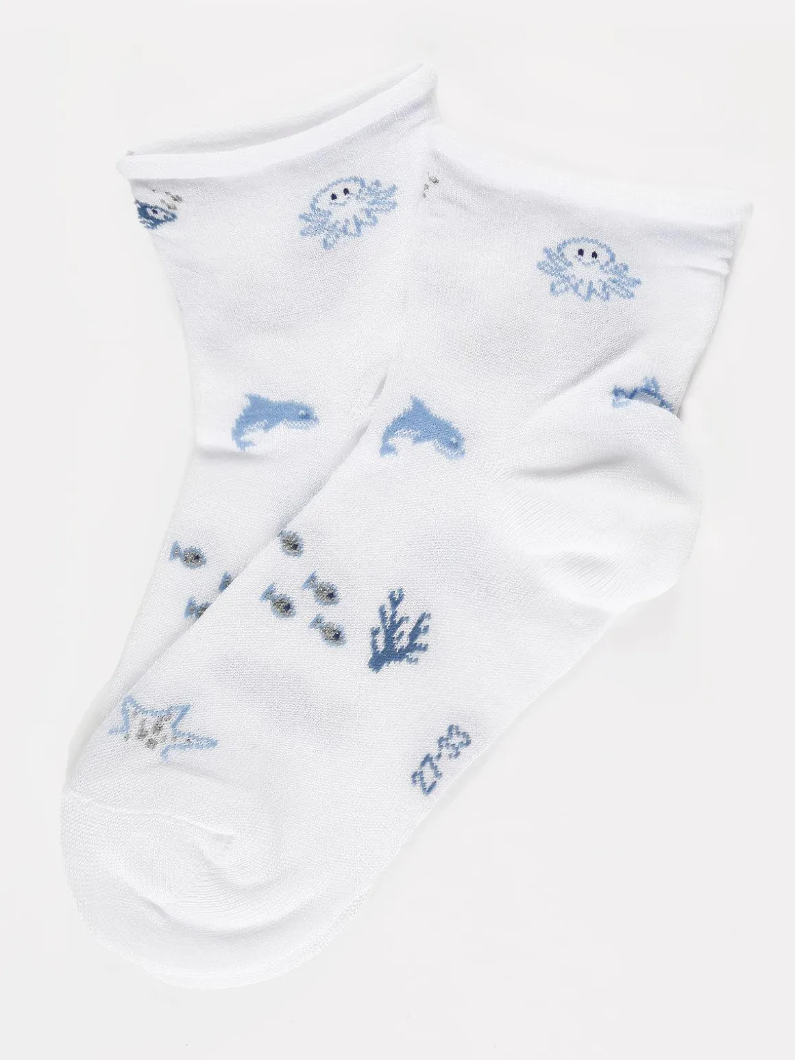 Enrico Coveri Calze corte bambina con stampe