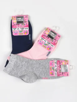 Enrico Coveri Calze corte da bambina confezione 3 paia