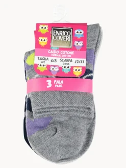 Enrico Coveri Calze corte da bambina confezione da 3 paia