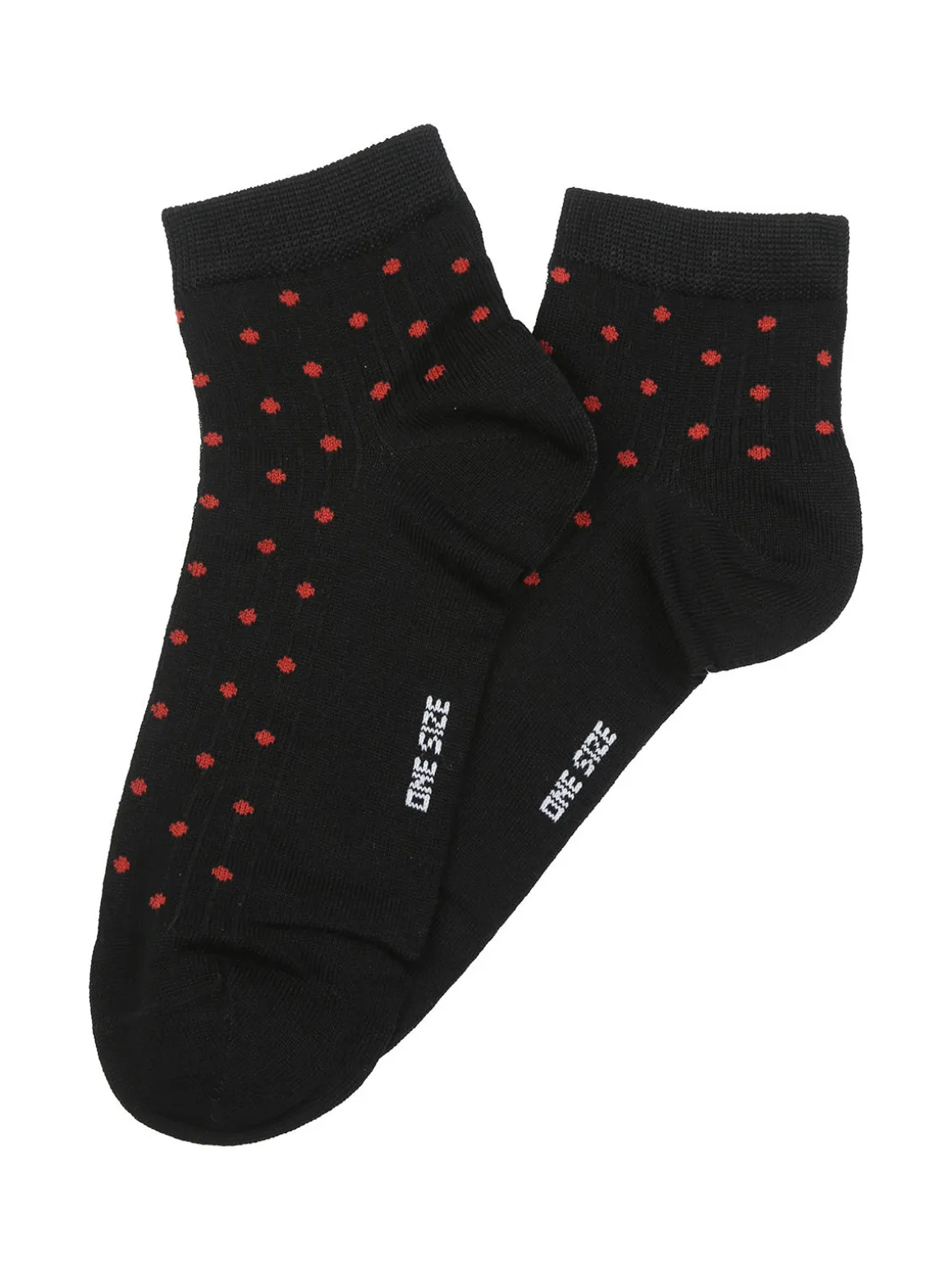 Enrico Coveri Calze corte da donna a pois - rosso